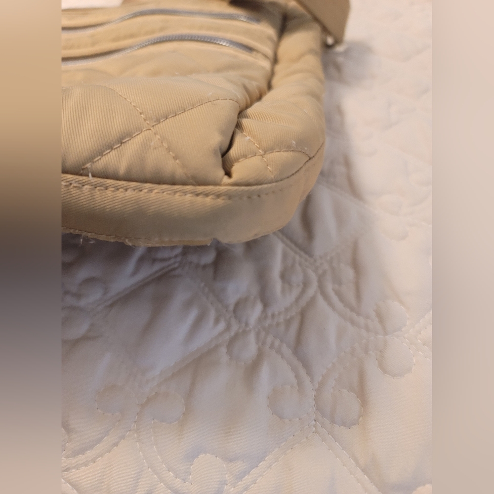 Vera Bradley Quilted Crossbody Bag in Tan - Picture 5 of 6